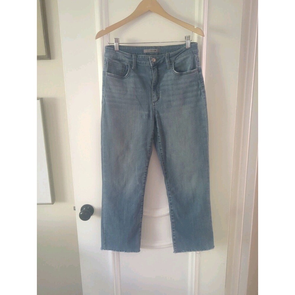 JOES JEANS 30 Women's high rise wide leg crop virgo light wash denim ankle